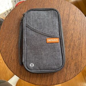 Defway Blue/Denim Travel Wallet & Passport Organizer